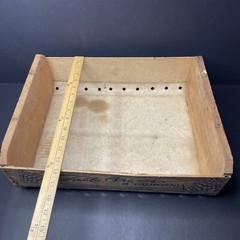 Antique c1920s Radovich Herrick-Park Ranches Delano California Wood Grape Crate