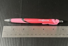 New Domaine Chandon Pink Pen California Sparkling Wine Ballpoint – (blue ink)