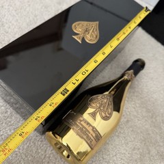 2x Armand de Brignac Ace of Spades Brut Gold EMPTY Set w/ Boxes+Bags+Corks+Caps