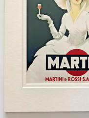 MARTINI & ROSSI VERMOUTH REPRODUCTION PRINT ON 11X14 MATTE BOARD