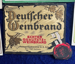 Esquisite 1920s Germany Wine Bottle Label Collection Lot Vintage Antique
