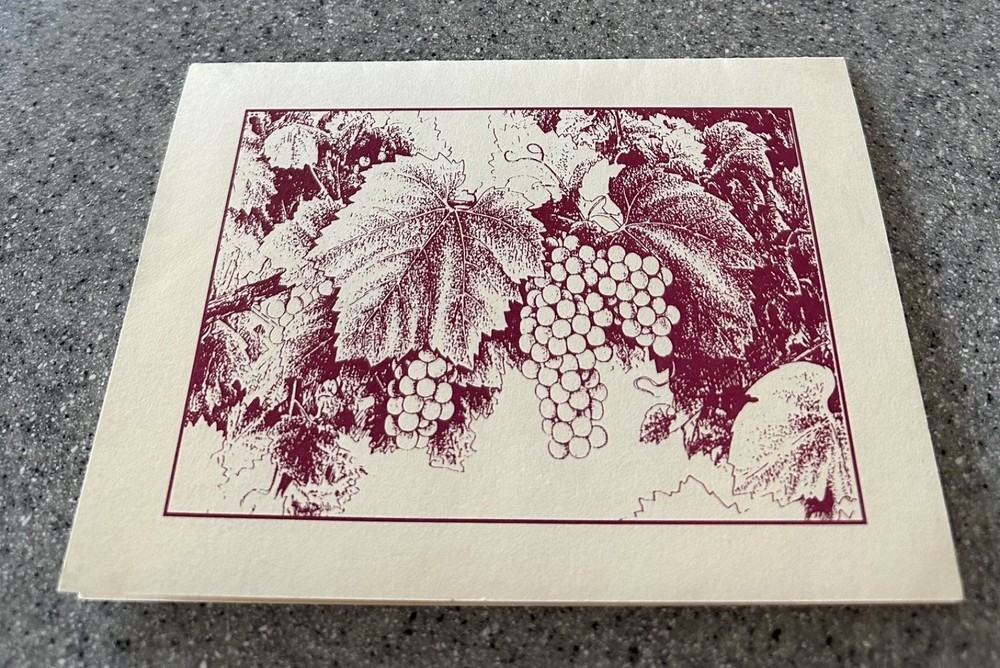 Vintage 1995 LOUIS GLUNZ Wines ad from the presentation at the UNION LEAGUE CLUB