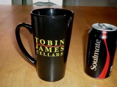 TOBIN-JAMES CELLARS – WINERY, PASO ROBLES, CALIFORNIA, CERAMIC COFFEE MUG / CUP