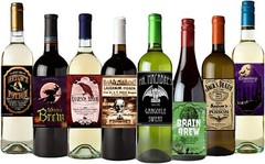 12-pk Funny Halloween Wine Bottle Label Stickers Beer Soda Drinks Spooky, Scary
