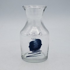 Opus One Wine 1987 Vintage Debut Glass Carafe Decanter Small 3oz 3 3/4in EUC