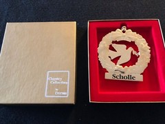 Scholle Chemical X-Mass Ornaments (1) Topperscot (1) Duchin 1995