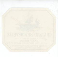 1982 Chateau Beychevelle Wine Label Vintage Grand Vin France French