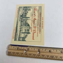 Rose D’Anjou St Vincent Chanson Pere & Fils Vintage 1960’s France Wine Labels