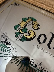 Vtg Italian Swiss Colony California Wines Advertising Mirror Sign Wood Frame 20”