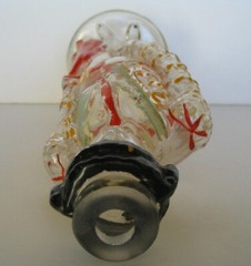 1955 GLASS MATADOR BOTTLE BULLFIGHTER DECANTER DALMAU HERMANOS TARRAGONA SPAIN
