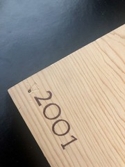 1 Large Opus One 2001 Napa Wood Box Lid Excellent Condition For Collectors
