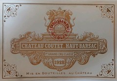 Wine label Etiquette vin CLIMENS 1928 ORIGINAL LABEL Etiquette vin