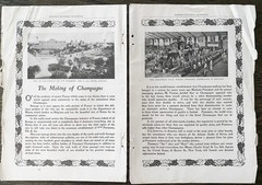Vve Pommery Fils&Co.Reims,France MAKING OF CHAMPAGNE 2pg Vtg 1899 Photo Print Ad
