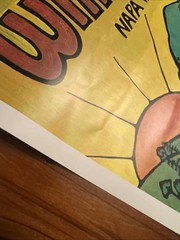 Wine Country Napa Valley Poster Earl Thollander Nut Tree 1974 Double Sided – VTG
