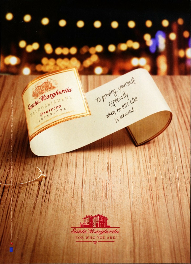 SANTA MARGHERITA WINE AD #27 RARE 2016 OOP