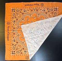 Veuve Clicquot Champagne Signature Bandana Handkerchief Wrap – New