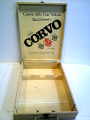 Vini Corvo Wood Wine Box – Casteldaccia Palermo Sicily Italy Cantine Casa Vinico