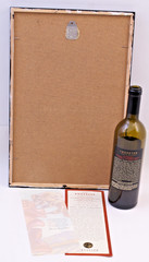 LASSETER FAMILY WINERY AMOUREUX WINE BOTTLE LABEL ART & SIGNED PRINT – ORIG