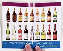 1964 DINE WITH WINE Taylor Wine Company (New York) COOKBOOK & wine parings ORIG