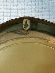 VTG WINE BARREL TOP SPIGOT METAL SIGN VIN CHARDONNAY BAR DECOR WALL HANGING 16 « 