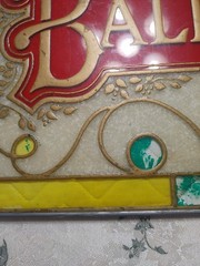 Ballatore Spumante California Sparkling Wine Stained Glass Sign