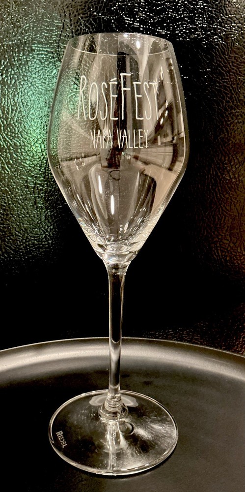 Exclusive RoséFest Napa Valley Riedel Wine Glass Susan G. Komen ~ PRISTINE!
