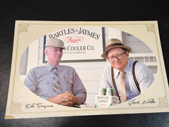 1980&rsquo;s Bartles & Jaymes Wine Cooler Advertising Cardboard Sign