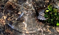 Limited Edition STERLING VINEYARDS Riedel Crystal Wine Glass NAPA ~ PRISTINE!