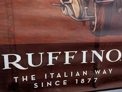 Ruffino Lumina Pinot Grigio Vespa bus shelter advert poster 68x48in HUGE