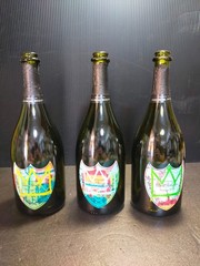 Dom Perignon 2015 Jean Michael basquiat Edition Limited (empty) 3 Bottles 3 boxぬ