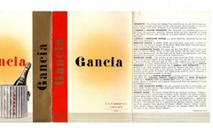 Advertising brochure, GANCIA wines, aperitives, and vermouth, ITALY