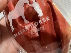 “BELGIAN HORSE WINERY”-Middletown, IN.-Clear Glass/Frosted Logo-Wine Glass