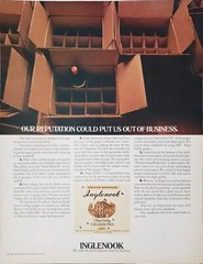 1970 Inglenook Wine Nappa Valley Charbono Vintage Print Ad