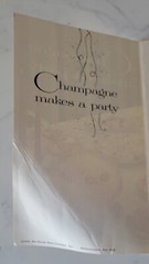 Vintage 1958 Taylor Wine Champagne Makes a Party Recipe Pamphlet booklet