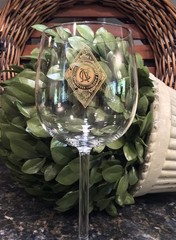 Niebaum Coppola Estate Vineyards Gold Diamond Series Crystal Wine Glass