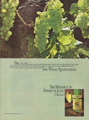 1979 Ernest & Julio Gallo Wine Sauvignon vintage print ad 70&rsquo;s advertisement