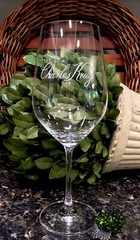 CHARLES KRUG Peter Mondavi Sr. Estate Schott Zwiesel Wine Glass NAPA PRISTINE!