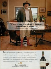 2004 Woodbridge Small Winery Tradition Oak Barrels Stomp Grapes Vintage Print Ad