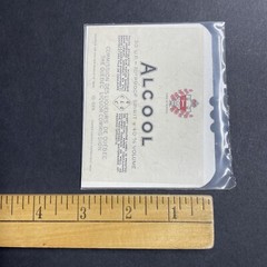 Vintage 1926 Alcool Spirits UNUSED Paper Label Quebec Canada Q1908