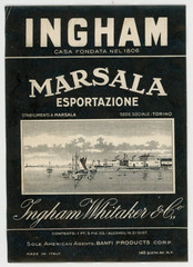 1930s Ingham Whitaker & Co Marsala Wine Label Set of 2 #DL