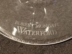 Robert Mondavi – Waterford – Large – Wine Glass – 9-3/4&Prime; Tall – Excellent