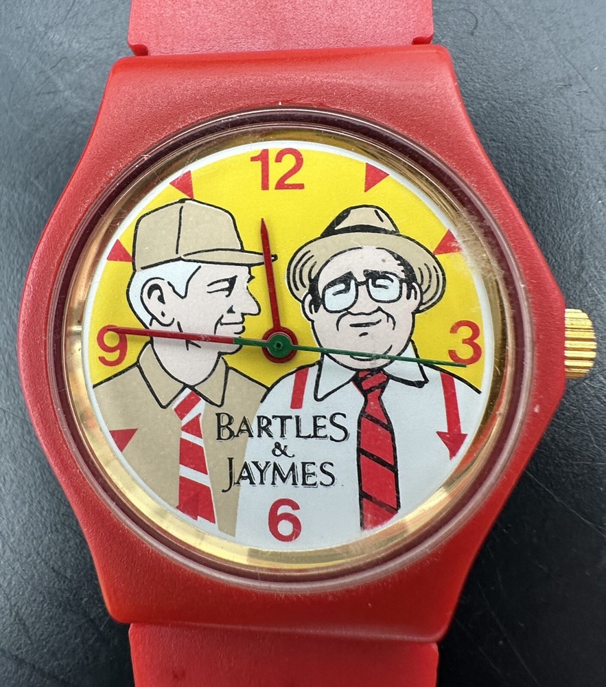 Vintage Bartles & Jaymes Gallo Wine Cooler Plastic Wrist Watch Modesto CA