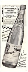 1943 ww2 era beverage Ad for Garrett&rsquo;s VIRGINIA DARE American White Wine 111523