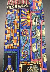 Tessera Winery California Mosaic Tile Design 100% Silk Necktie – New