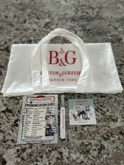 NEW Collectible Barton & Guestier Wine Gift Set:Tote, Wine Key, Magnet, Postcard