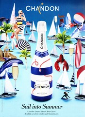 CHANDON WINE AD #5 RARE 2013 OOP