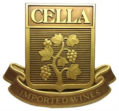 Nice Previously Owned 3D CELLA IMPORTED WINES Sign