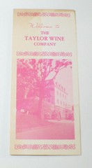 The Taylor Wine Company Vintage Brochure Hammondsport, New York