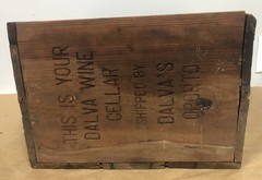 Vintage Wooden Wine Crate – Dalvas Fine Tawny Port Portugal