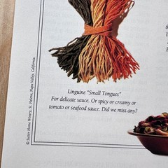 1992 Sutter Home Winery Pasta Shapes Vintage Print Ad Food Advert Art